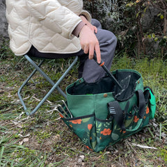 GeerDuo folded side profile showing compact portable design