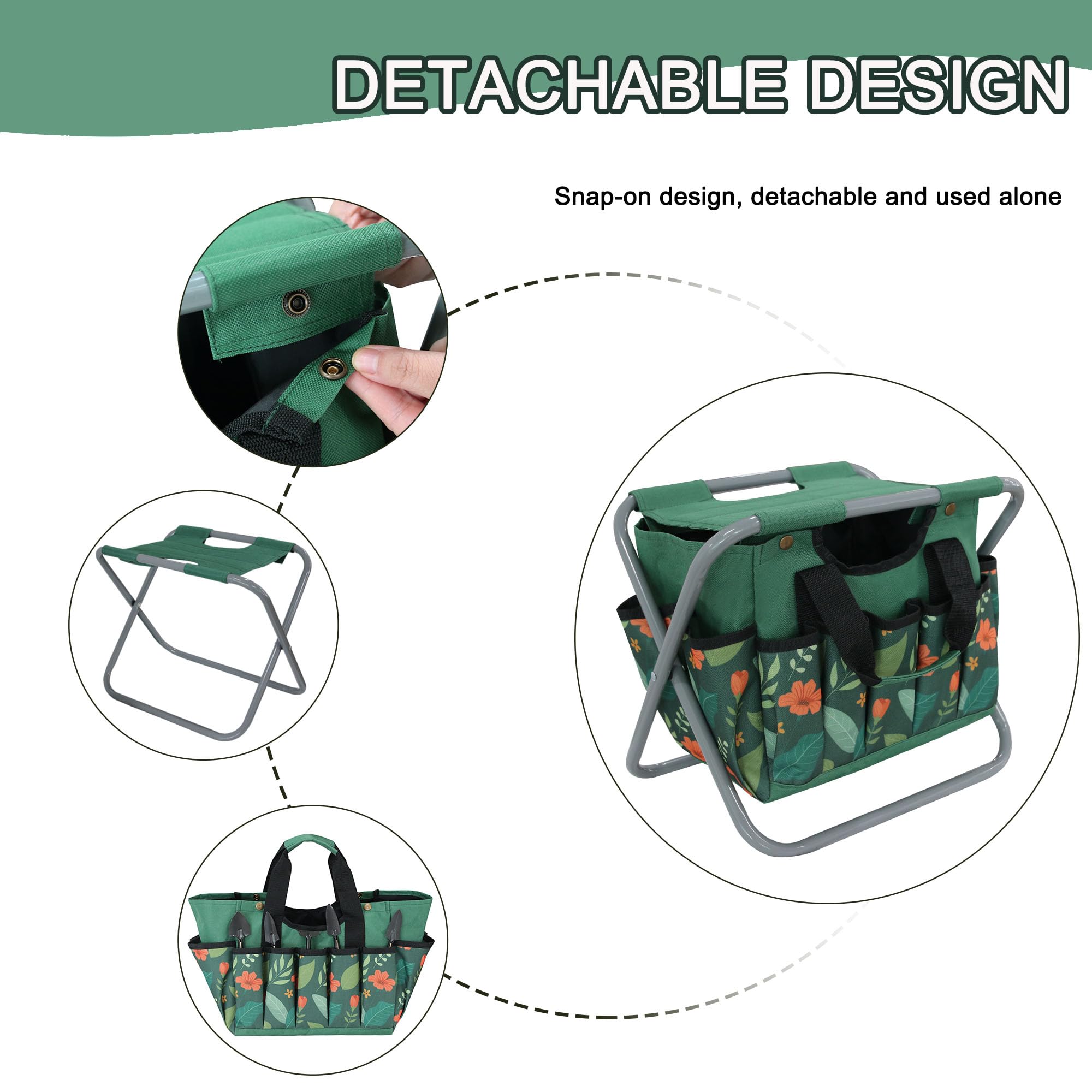 GeerDuo tote pockets layout for easy tool organization