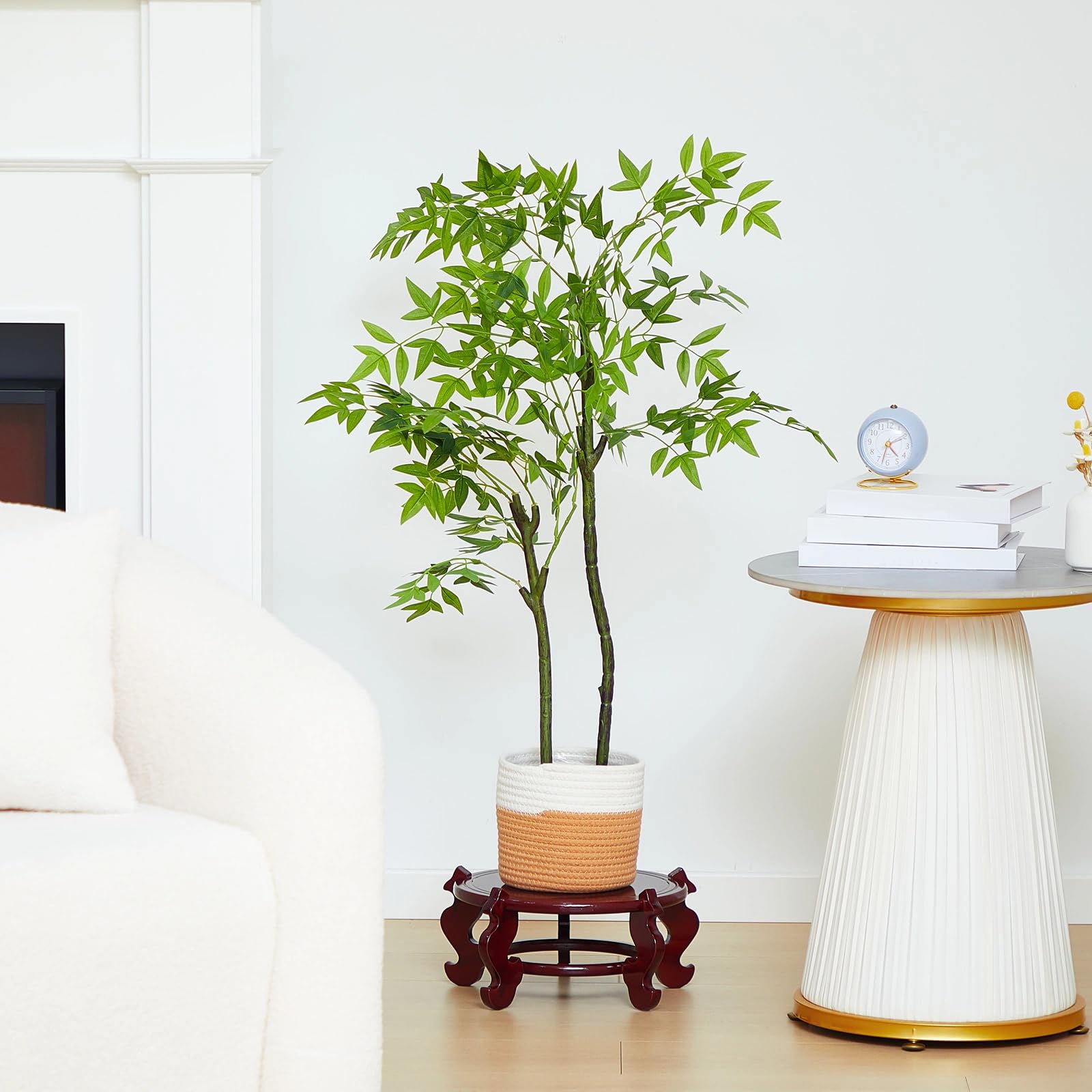 Geetery living room styling display enhancing decor and focal presence