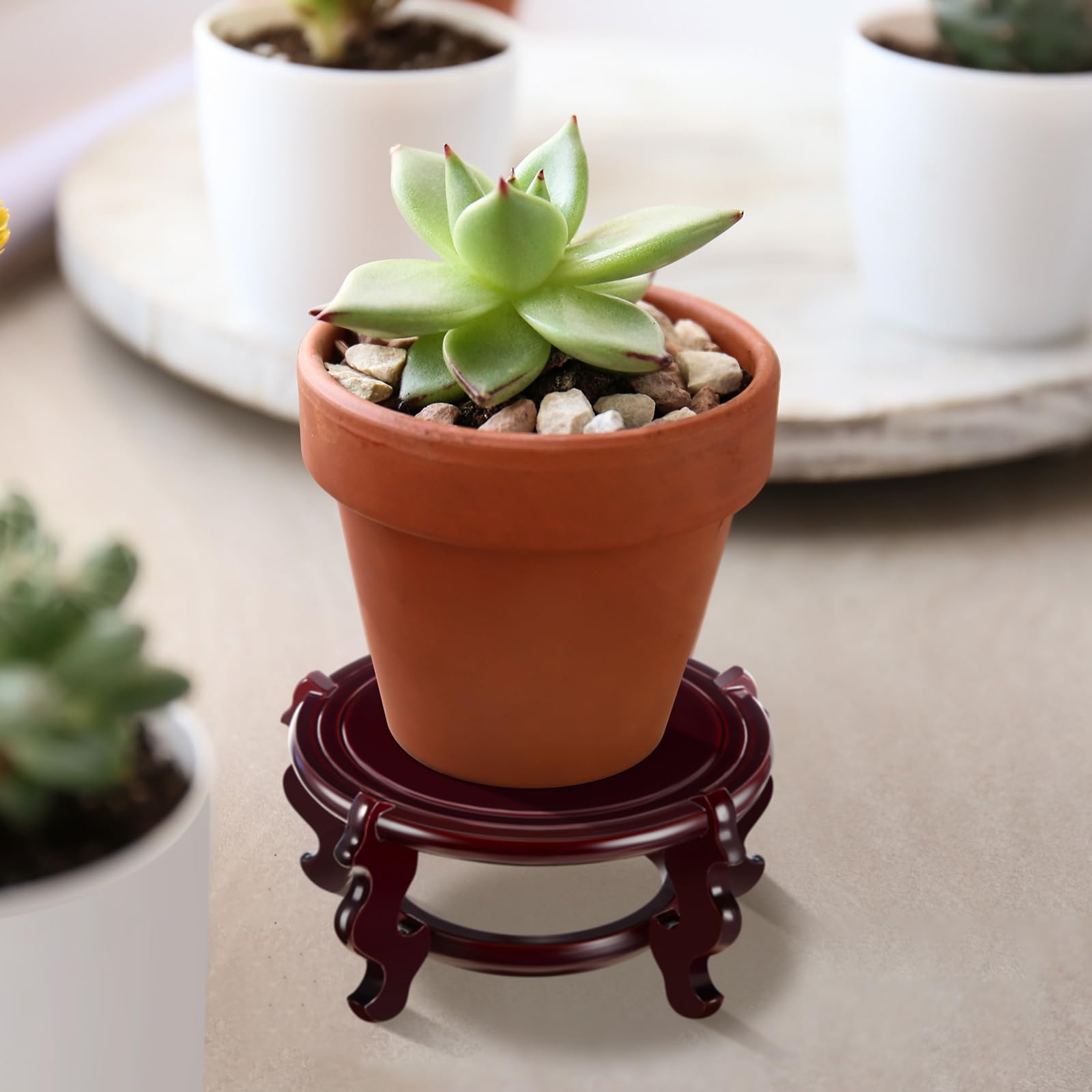 Geetery pair on mantel lifestyle setting adding symmetry and warmth