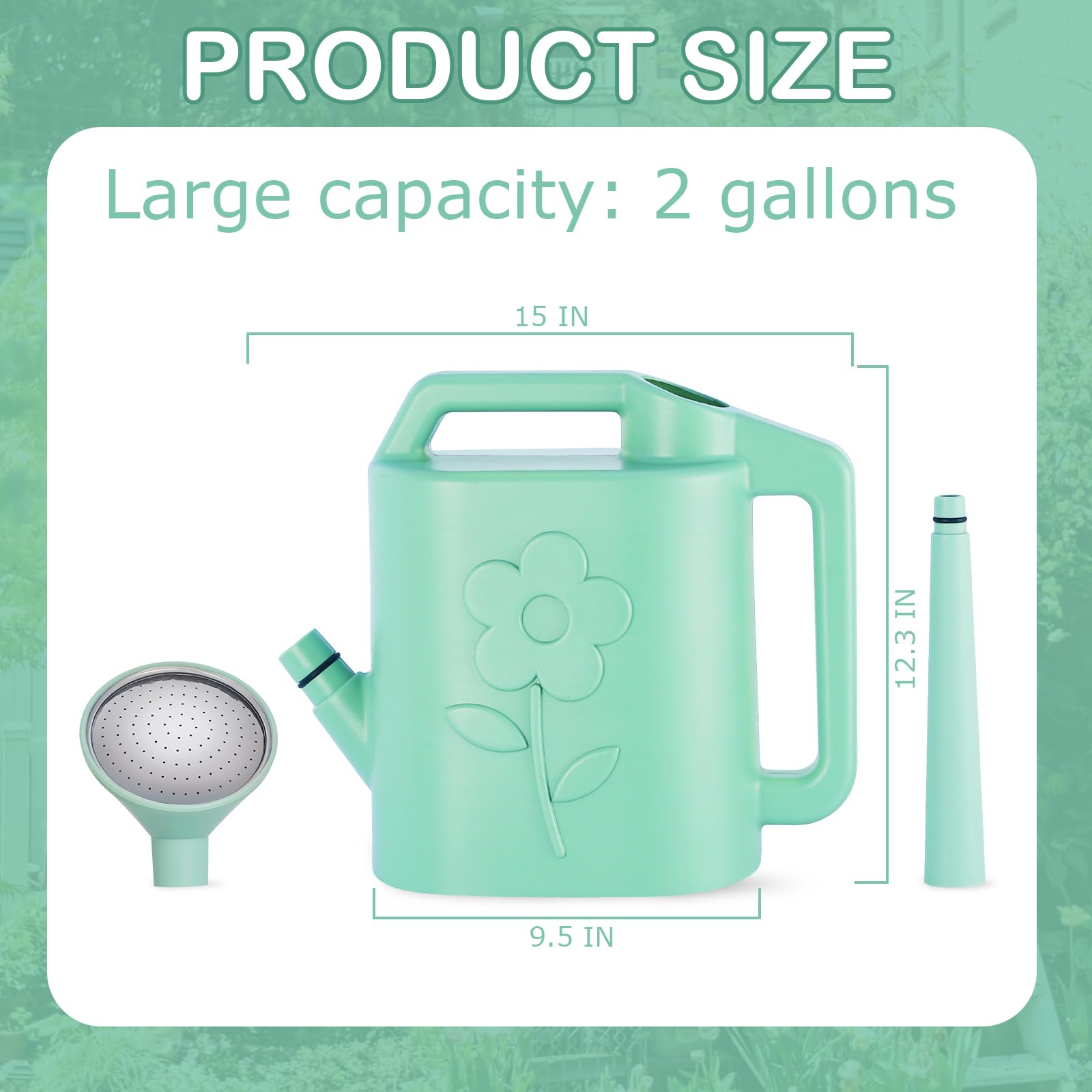 gegemaoyi long spout close-up for precise reach benefit