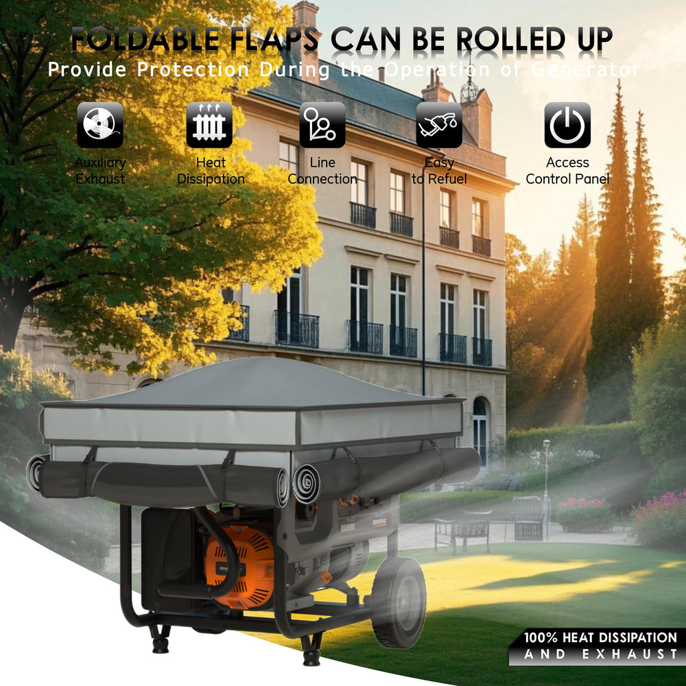 GEHENG fabric texture 900D canvas and 200D lining for waterproof protection