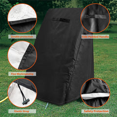 GEHENG seam and adjustable cord detail showing secure wind-tight fit