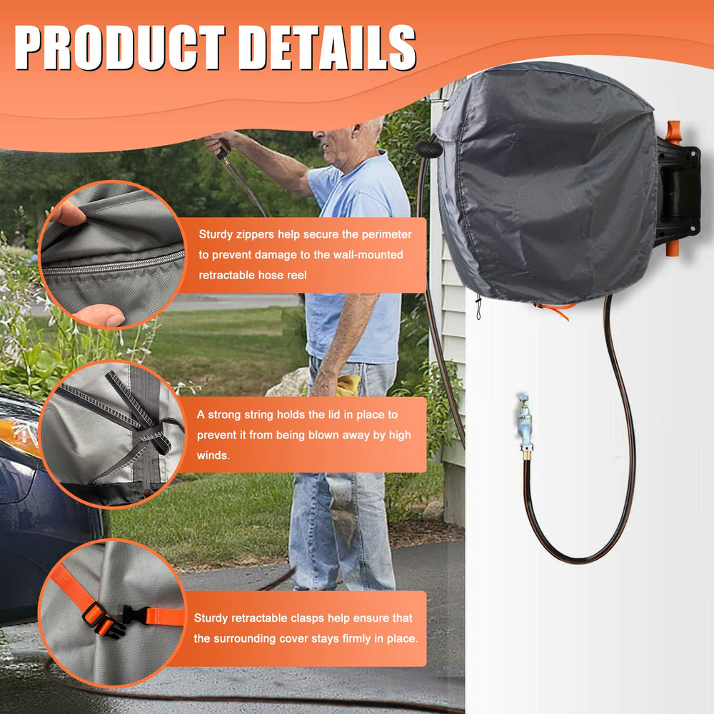 GEHENG cover beside tape measure showing 24 by 18 by 24 inch sizing for fit confirmation