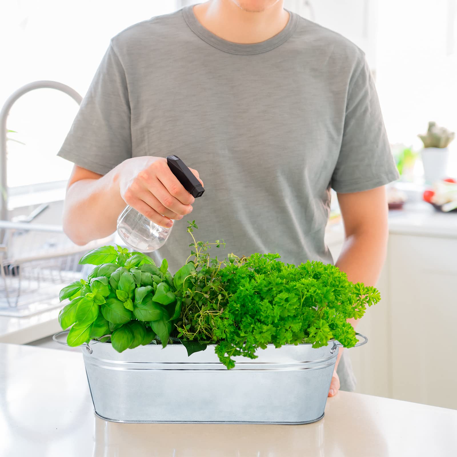 Gejoy planter beside a ruler showing dimensions for size-appropriate placement benefit
