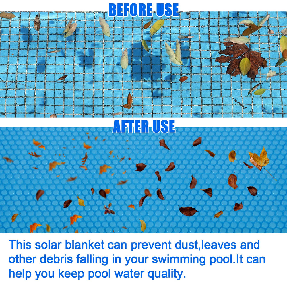 Gekufa cover floating on hot tub demonstrating heat retention and easy placement