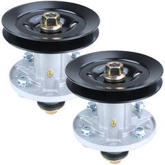 GELASKA front view of spindle and pulley kit showing complete package benefit