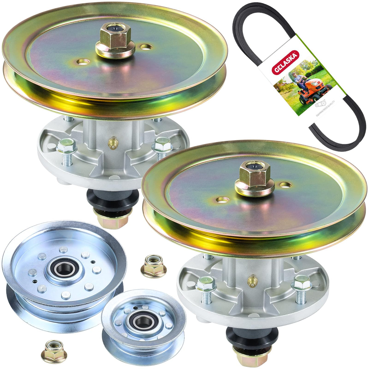 GELASKA front view of GY21098 spindle assembly showing fit and durability
