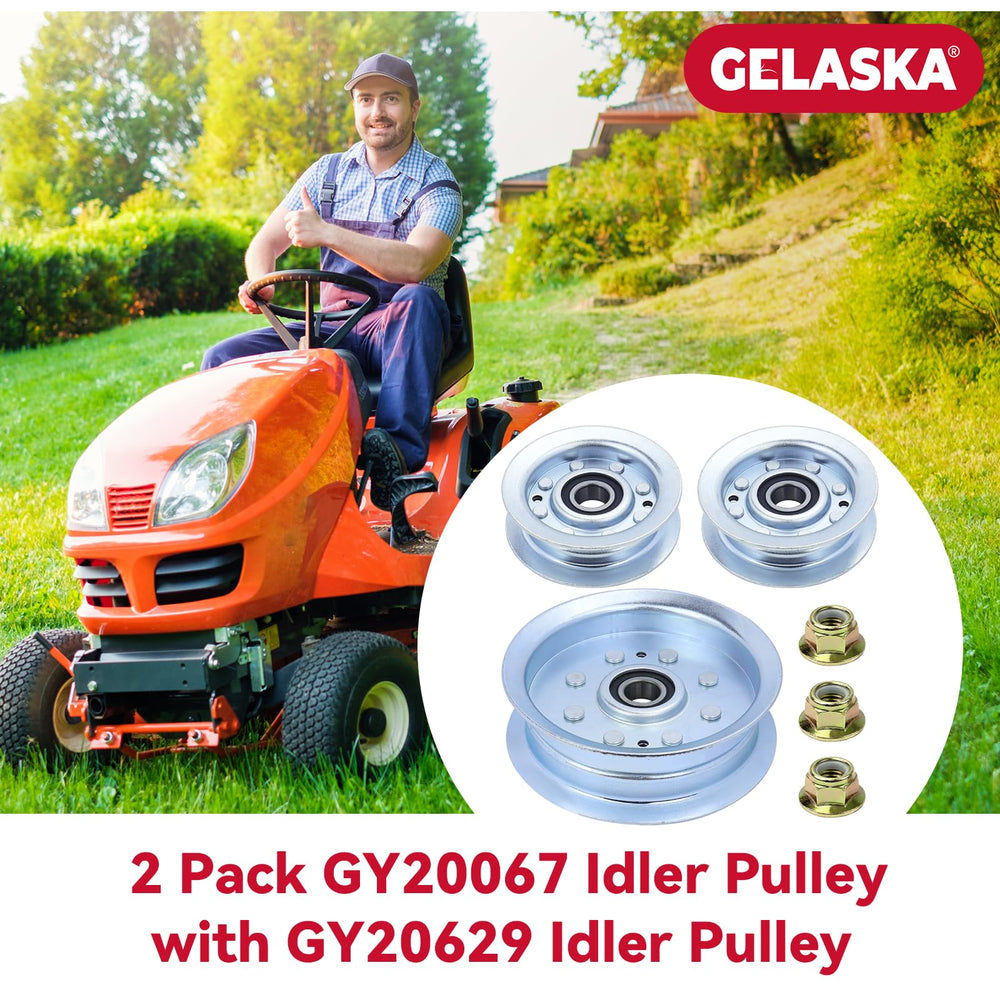 GELASKA GY22172 close-up of pulley surface and aluminum finish for corrosion resistance