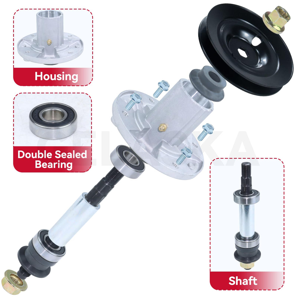 GELASKA pulley dimensions detail ensuring OEM-compatible belt fit