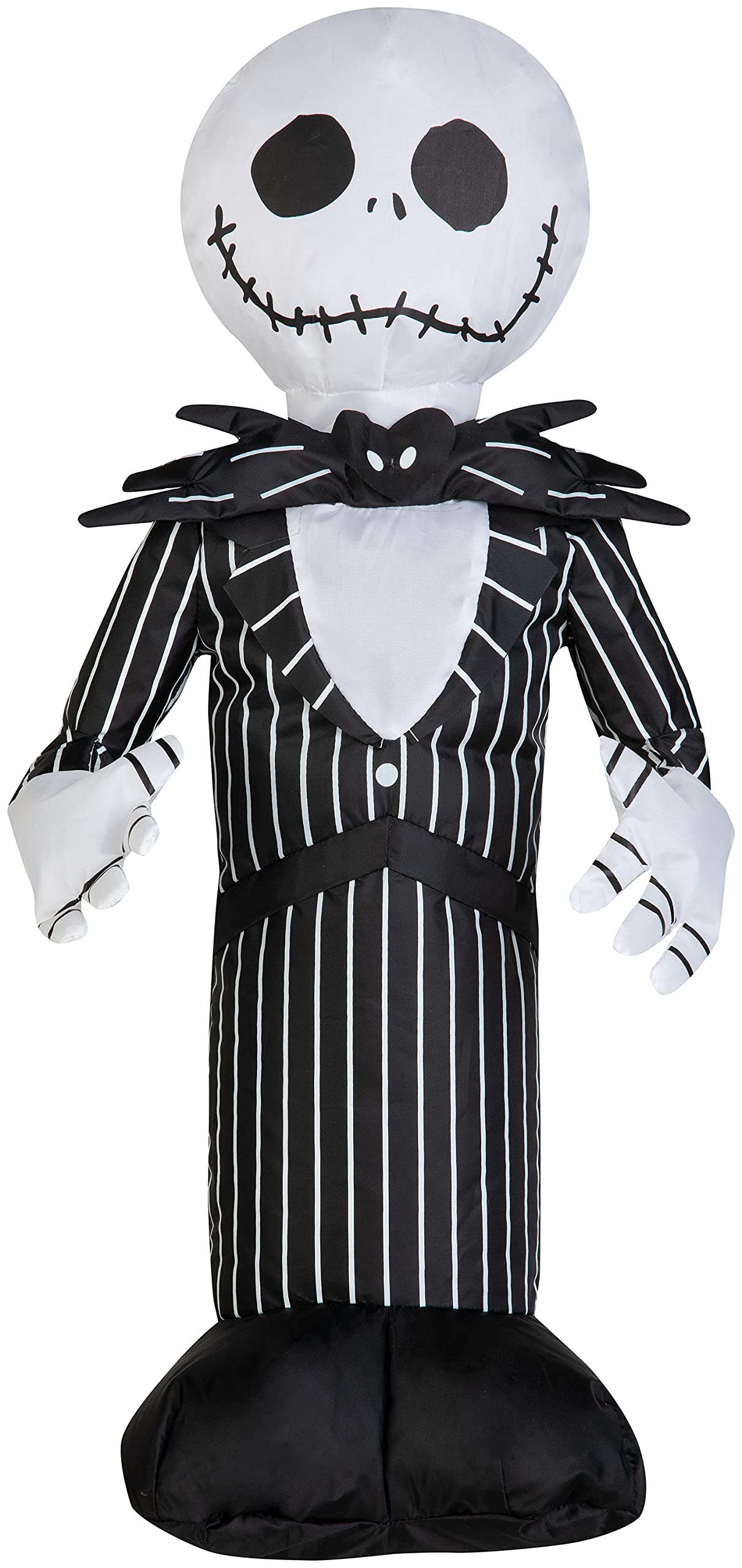 Gemmy Jack Skellington front view showing character detail and easy display