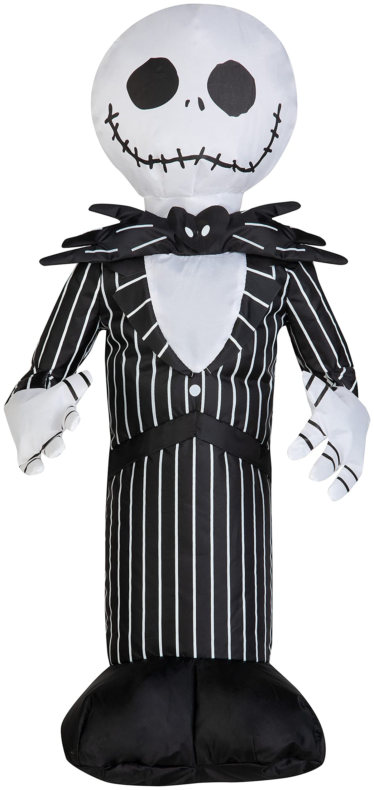 Gemmy Jack Skellington front view showing character detail and easy display