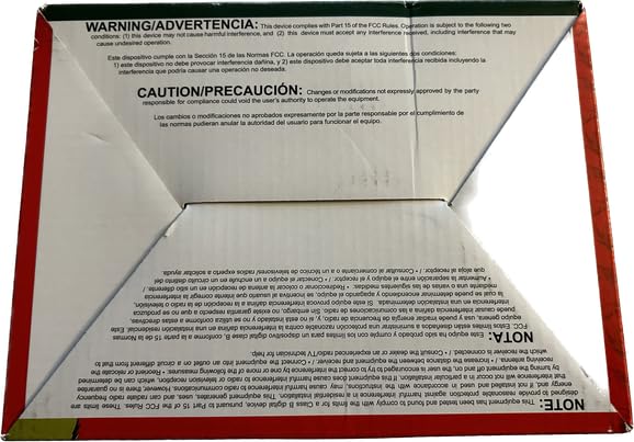 Gemmy packaging with stakes and tethers highlighting included accessories