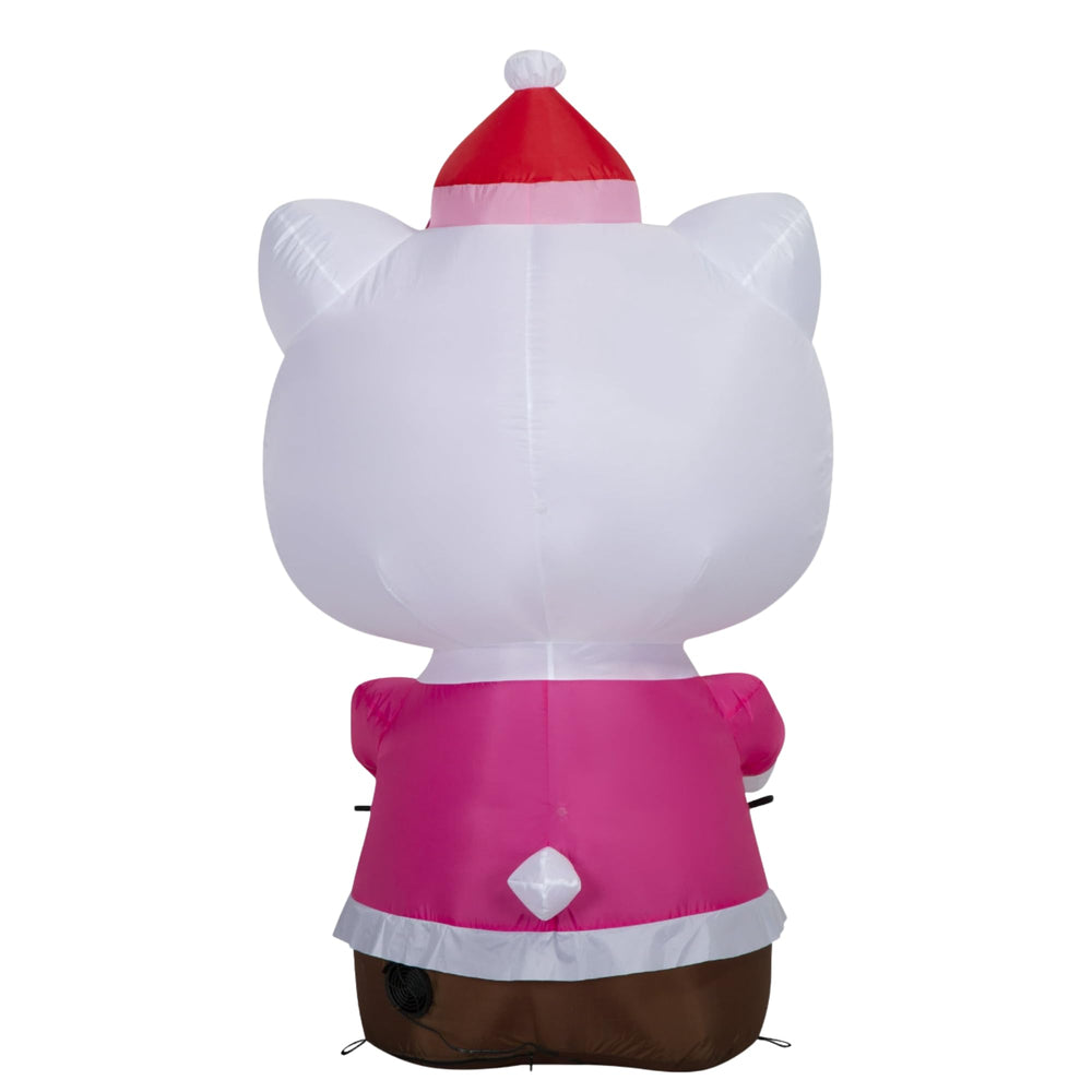 Gemmy Hello Kitty fan detail shows built-in blower for quick setup