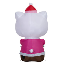 Gemmy Hello Kitty fan detail shows built-in blower for quick setup