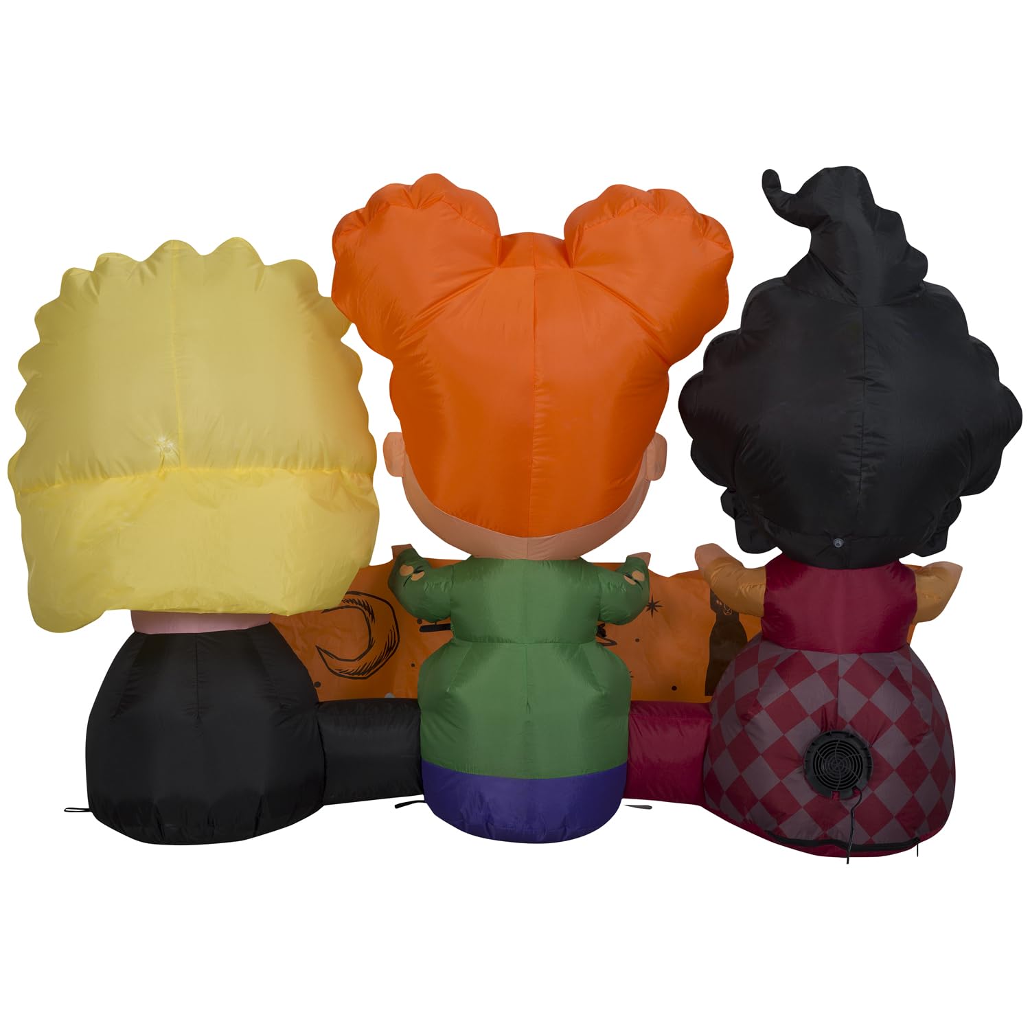 Gemmy Hocus Pocus Sisters folded for compact storage and easy seasonal reuse