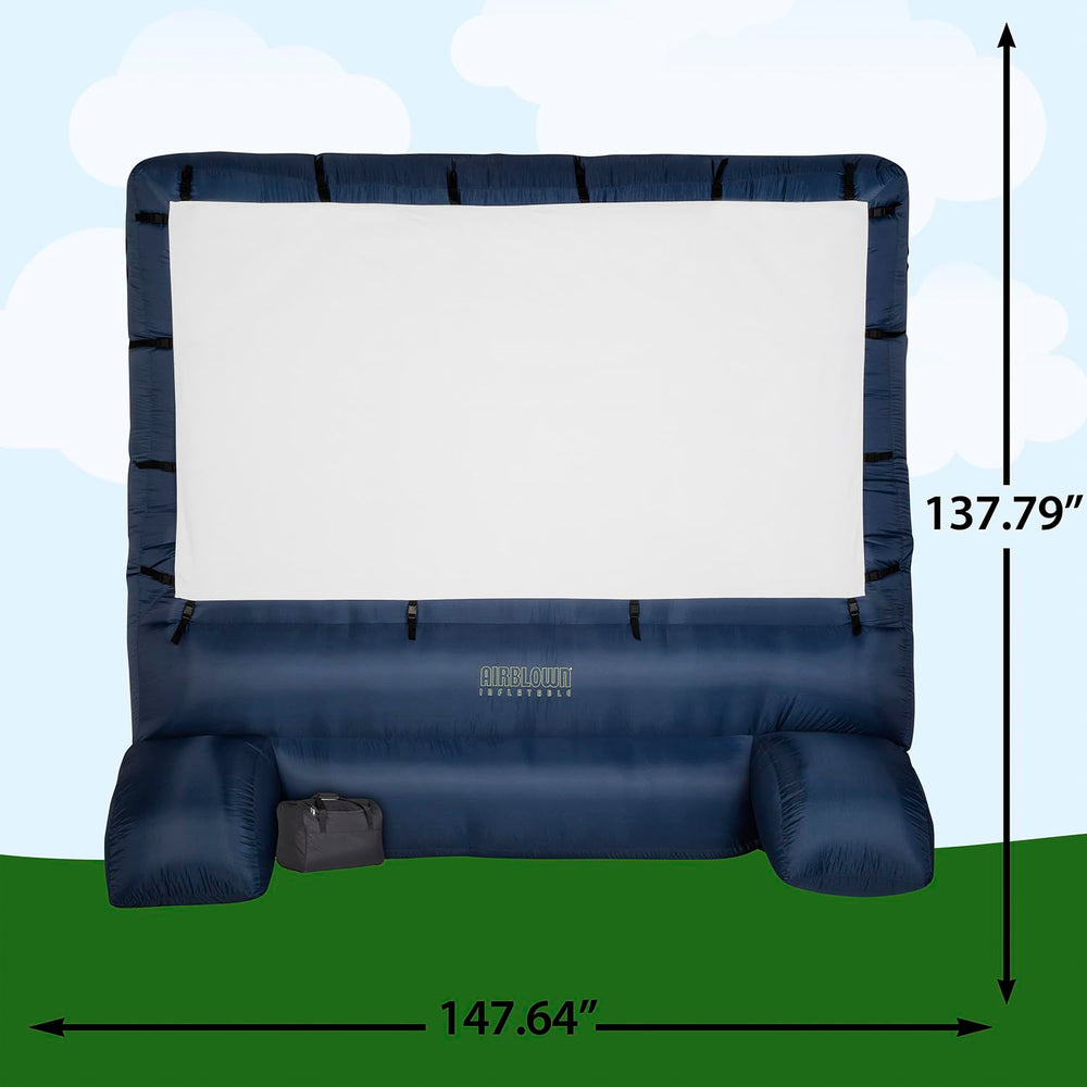 Gemmy image of built-in fans and power cord showing quick self-inflation convenience