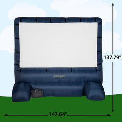 Gemmy image of built-in fans and power cord showing quick self-inflation convenience