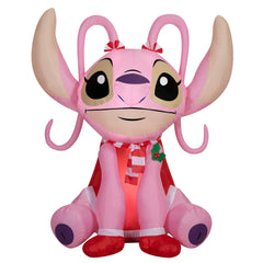 Gemmy Stitch front view showing full inflatable and festive presence
