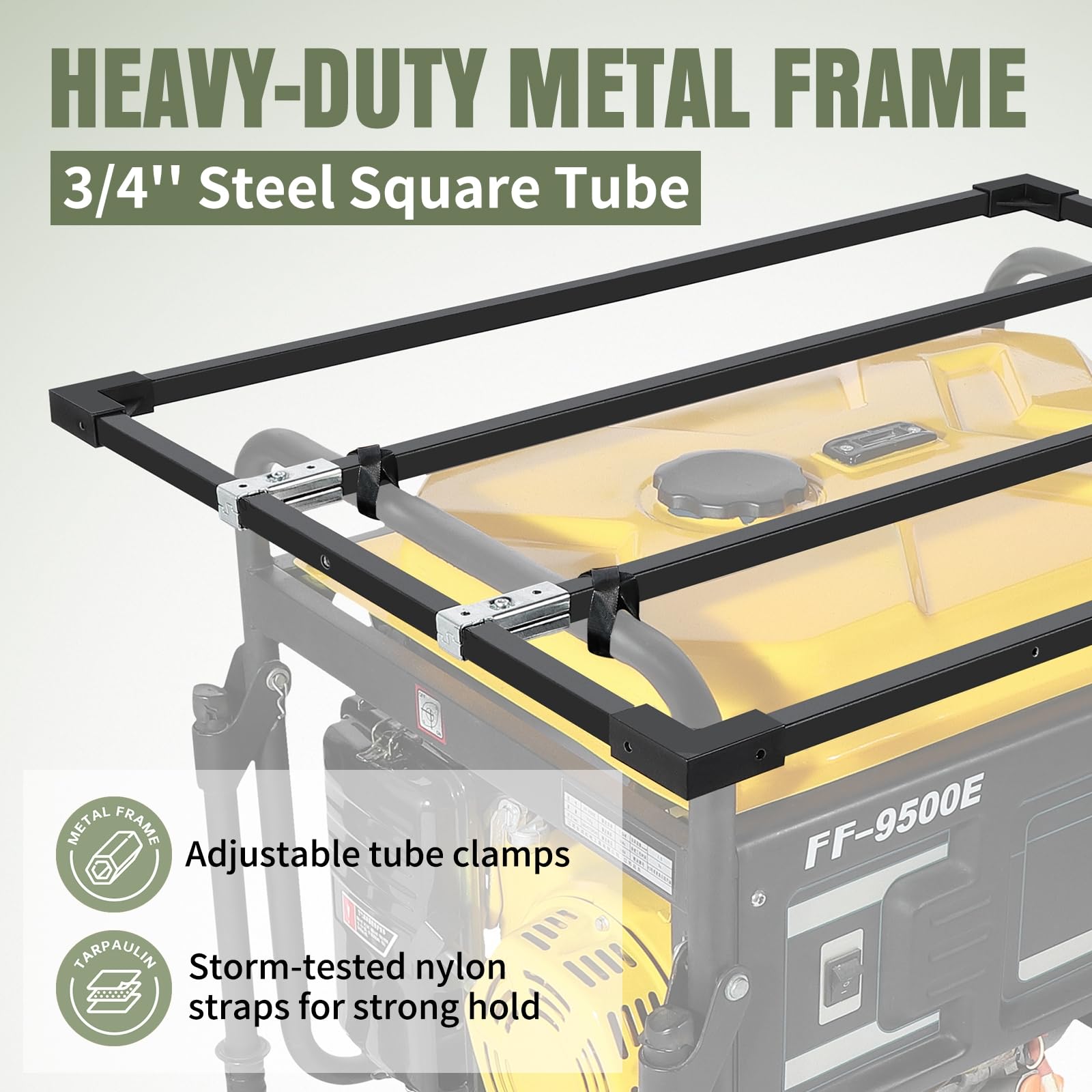 GenArmor flip-top refueling access open for safe quick fuel filling and convenience