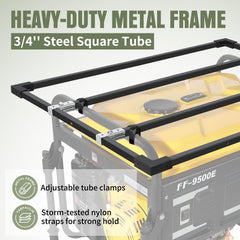 GenArmor flip-top refueling access open for safe quick fuel filling and convenience