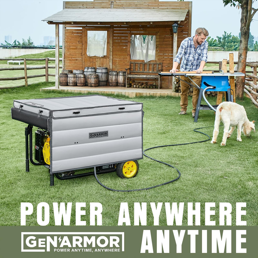 GenArmor waterproof tarpaulin close-up illustrating durable weather protection