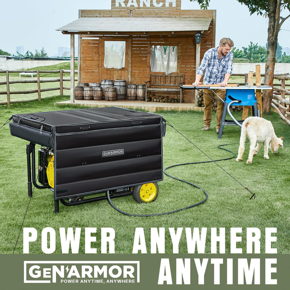 GenArmor windproof kit stakes and reflective guy lines for stability