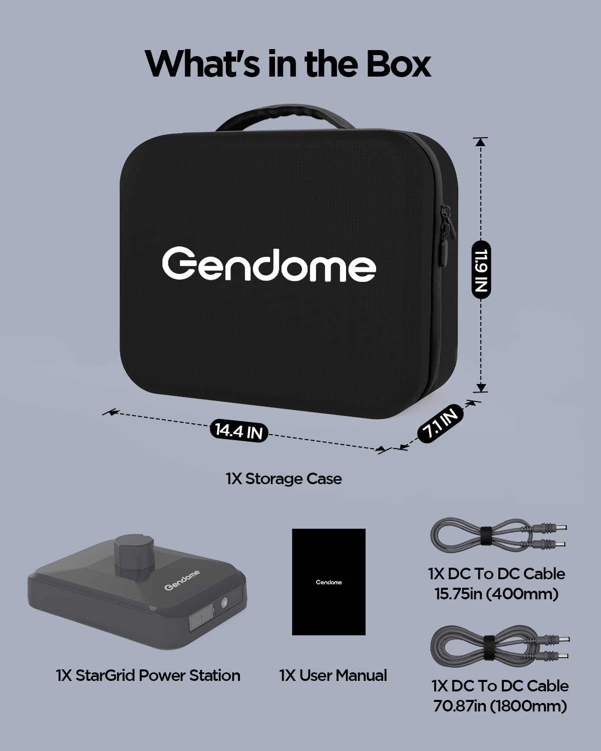 GENDOME protective case exterior angled shot showing splash-resistance benefit