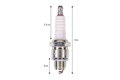 Close-up of Generac 5663 contents highlighting OEM filters and spark plug for reliable service
