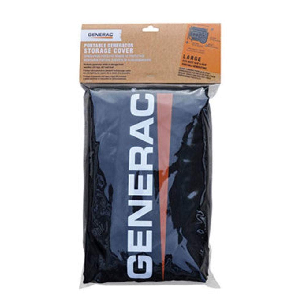 Generac 6811 cover in use on a trailer demonstrating secure transport protection
