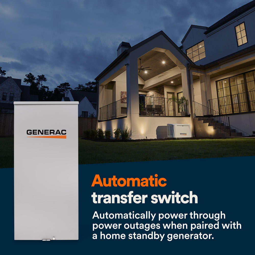 Generac 9952 hardened control module detail showing reliable transfer sequencing