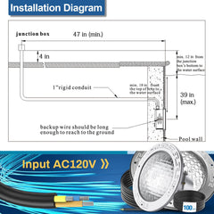 Generalmann prismatic tempered lens close-up diffuses light evenly for soft pool glow