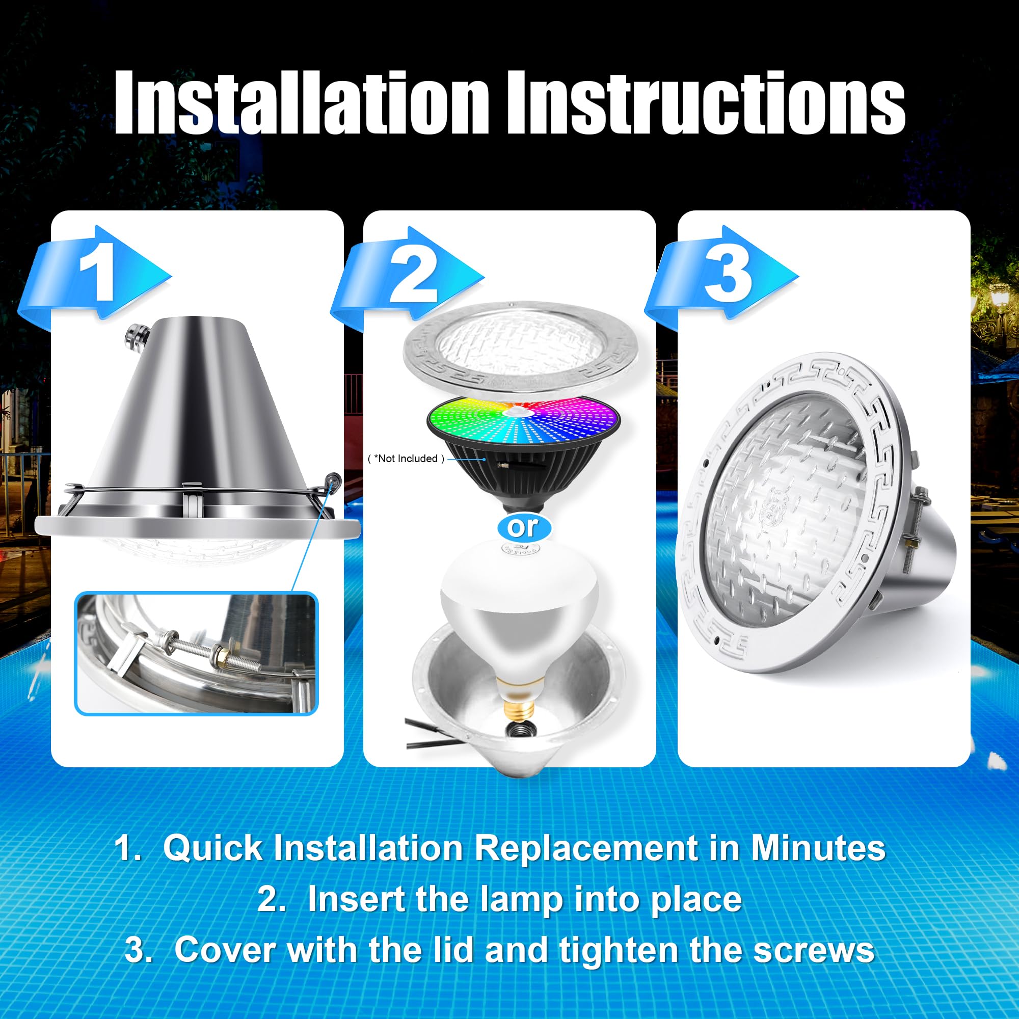 Generalmann uni-tension clamp detail demonstrates secure, tool-free niche installation