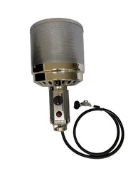 Generic brand front view burner head showing control knob and fast-start igniter for quick replacement
