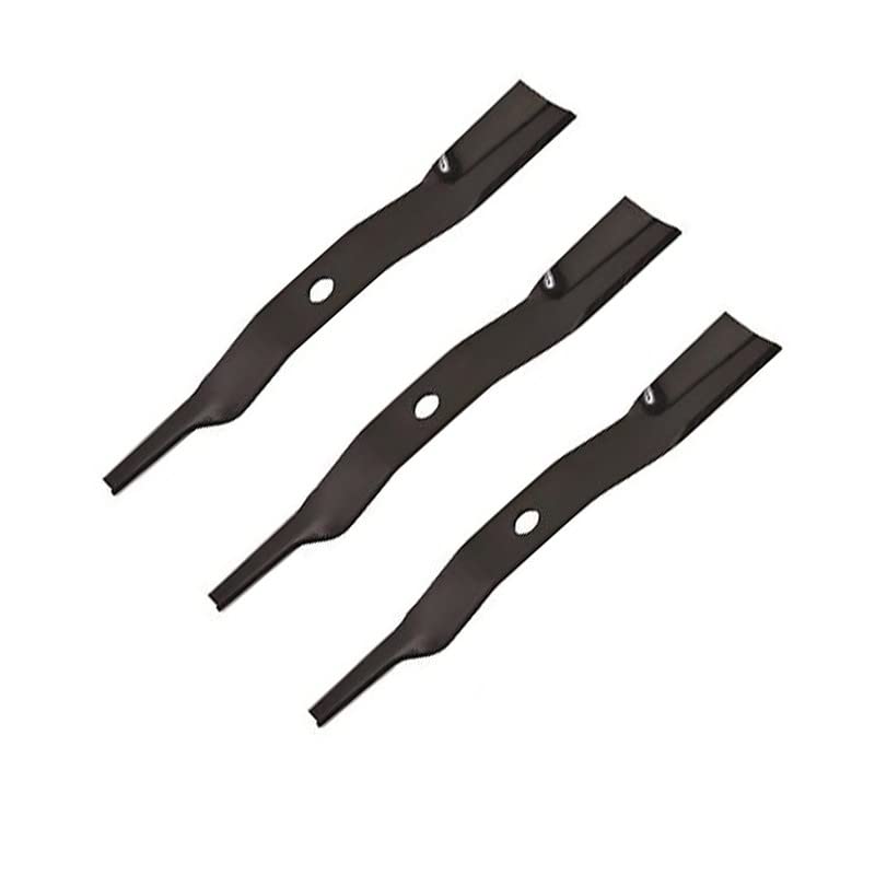 Generic 60" finish mower blades front view showing fit and OEM compatibility benefit