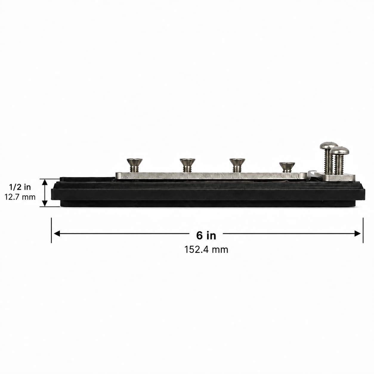 Generic A1100 installed under-track in a pool cover system demonstrating smooth glide and fit