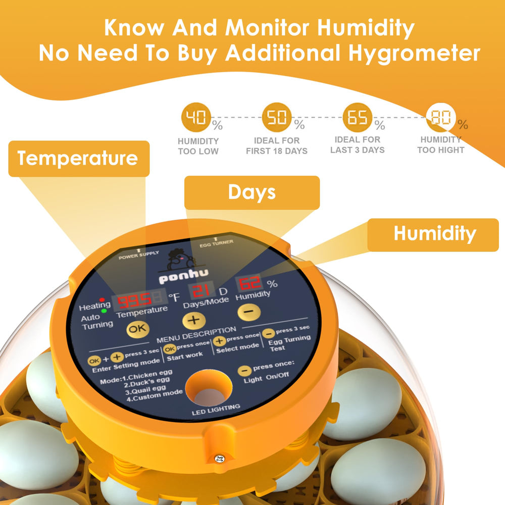 Generic phone app screen monitoring temperature and humidity, benefit remote control