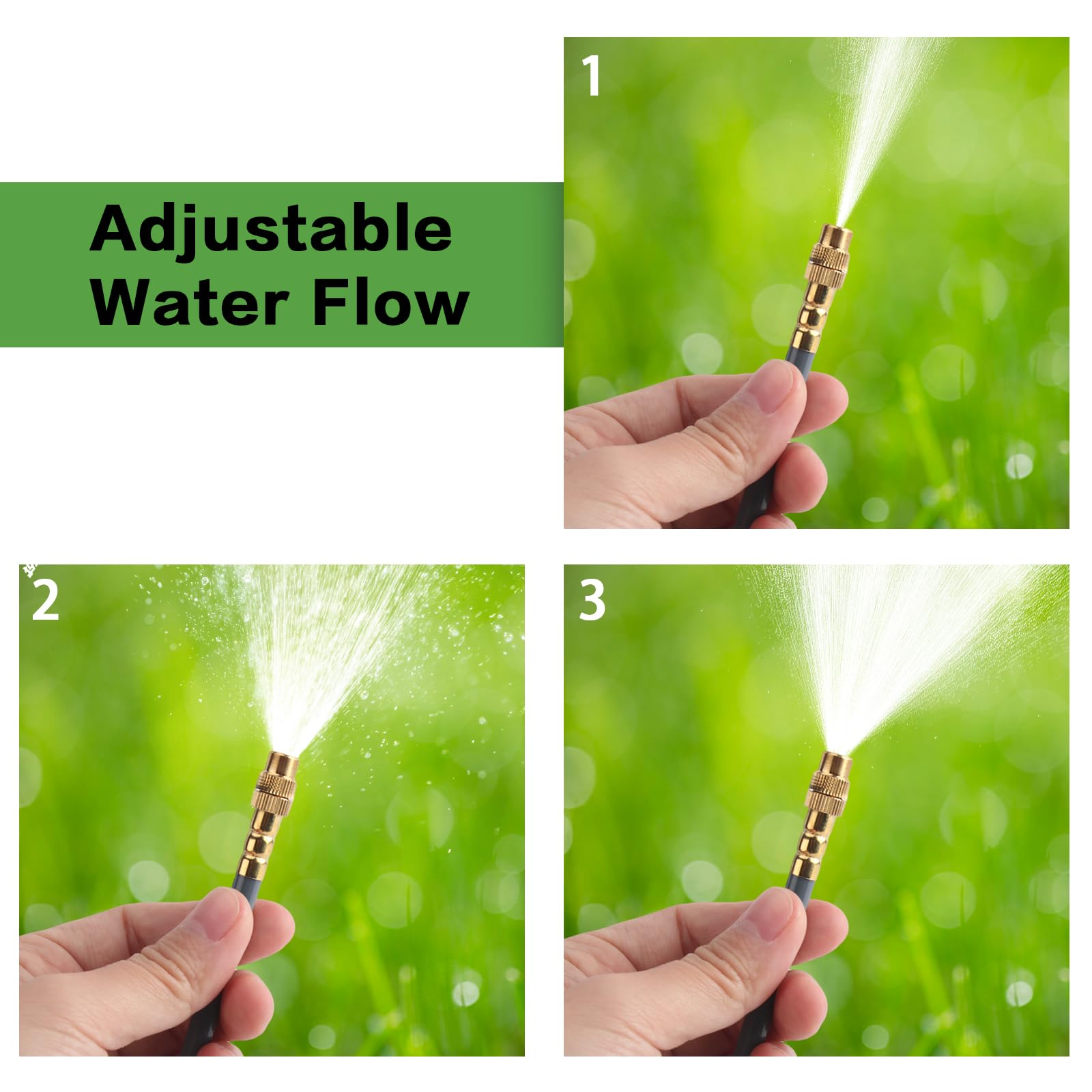Generic brand bendable emitter rods positioned to target plant roots