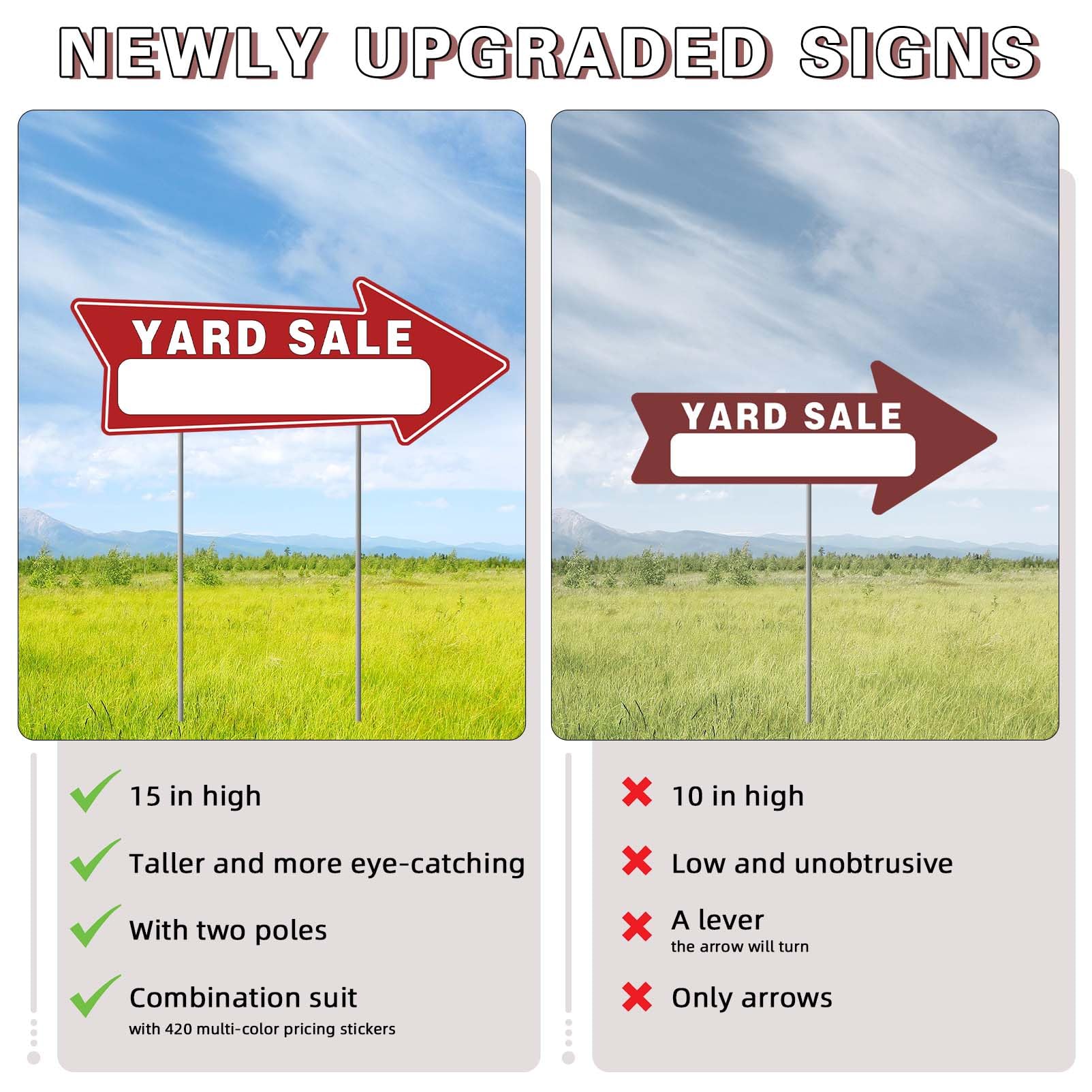 Generic brand close-up of sign texture and fade-resistant printing for long-lasting use