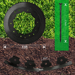 Generic close-up of 4in edge profile showing flexible material and clean separation benefit