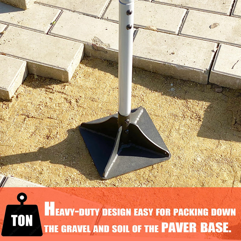 Generic Earth Rammer side profile highlighting welded joints for durability