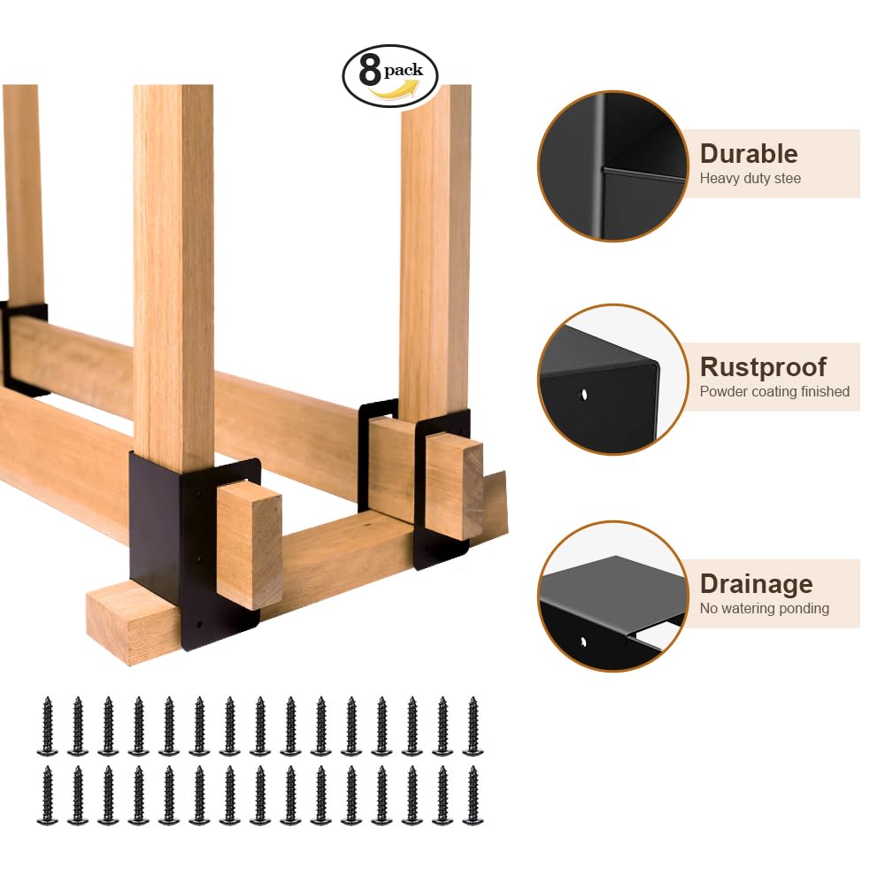 Generic bracket close-up showing powder-coated steel and rust-resistant protection from brand