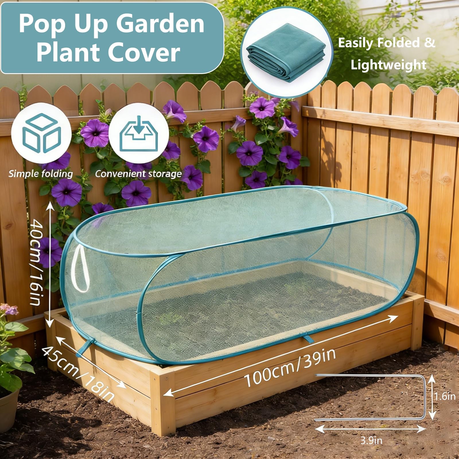 Generic close-up of rust-resistant wire frame showing durable garden support