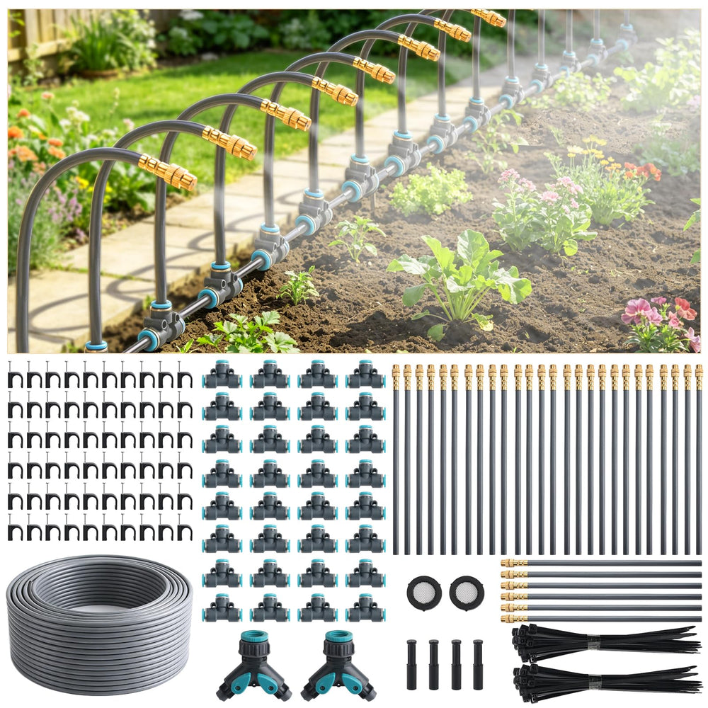 Generic brand front packaging of drip kit showing contents and benefits