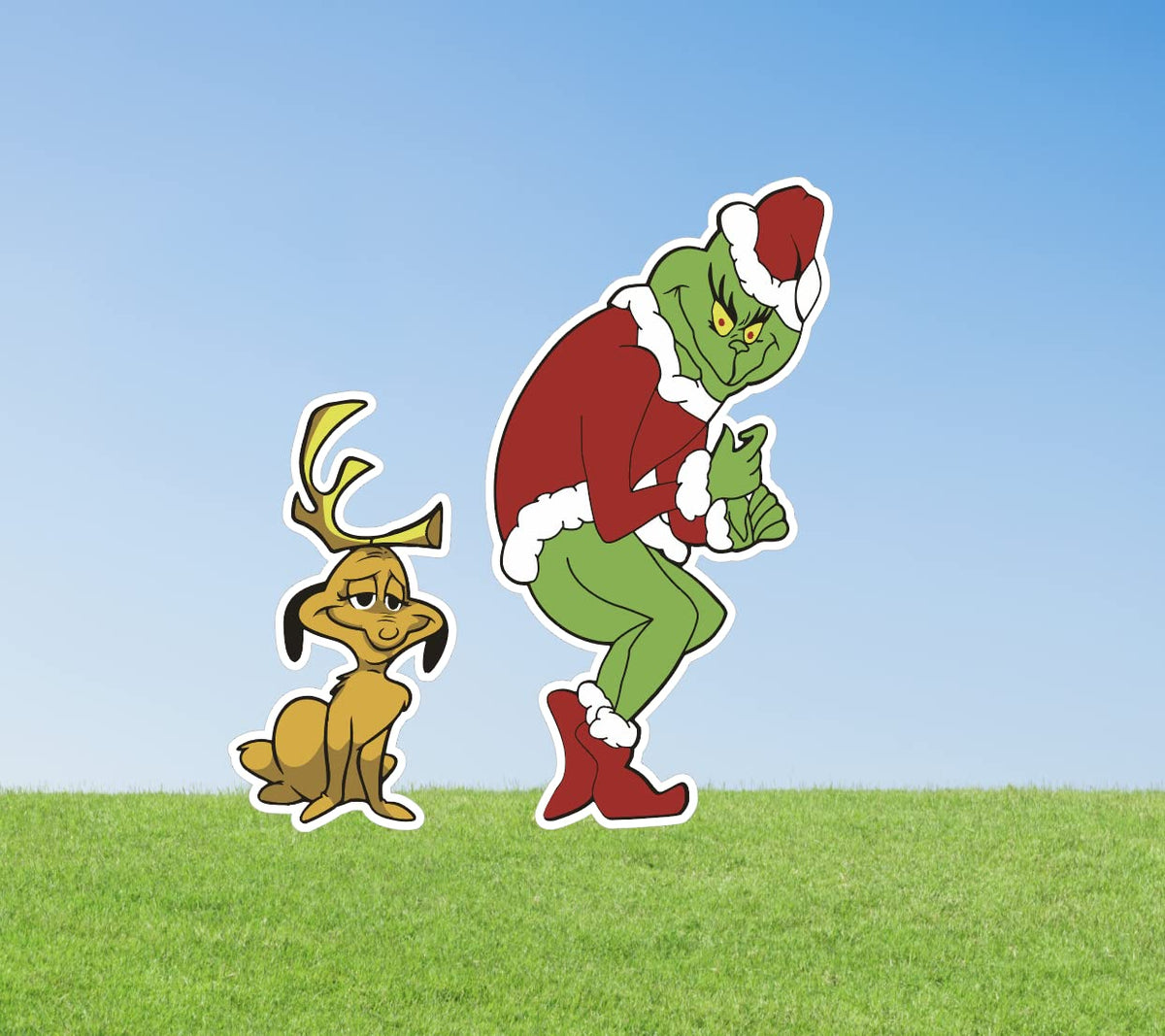 Generic front view of character stealing lights showing holiday charm and visibility
