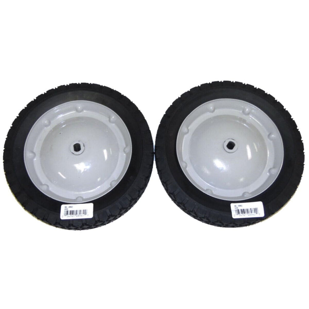 Generic steel wheel assembly front view showing hub and tread for reliable replacement