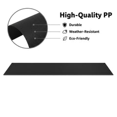 Generic brand edging unrolled along a lawn showing easier installation benefit