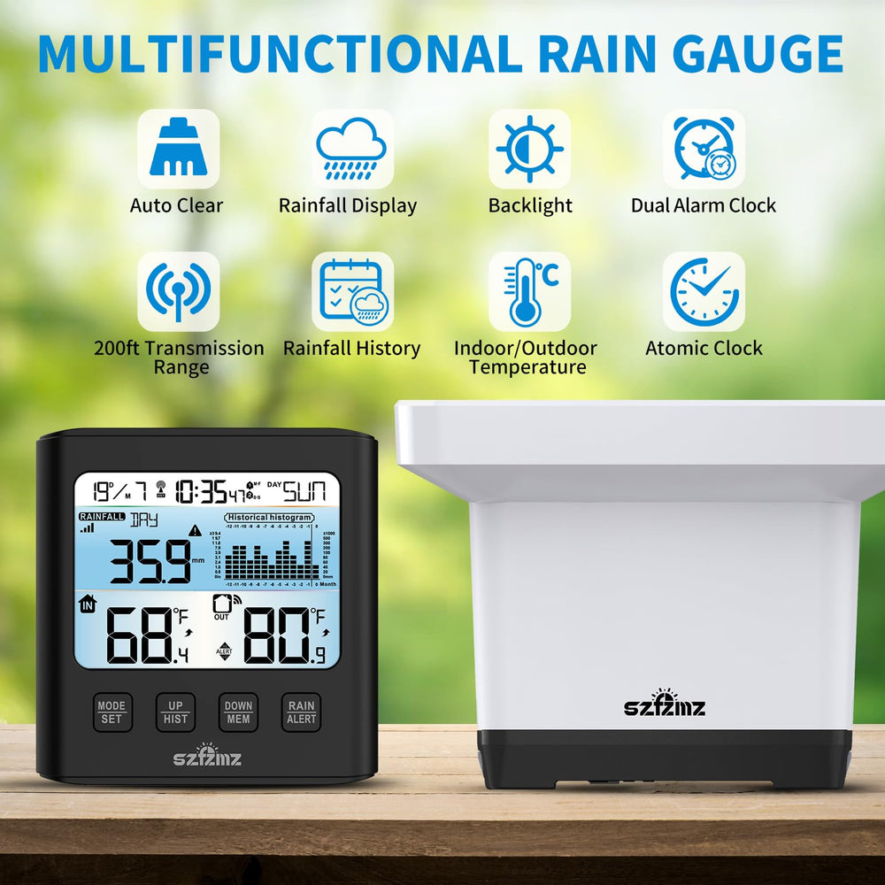 Generic outdoor sensor top view revealing durable collector for reliable data