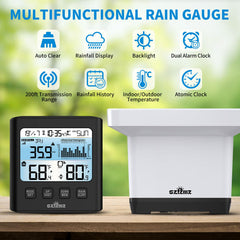 Generic outdoor sensor top view revealing durable collector for reliable data