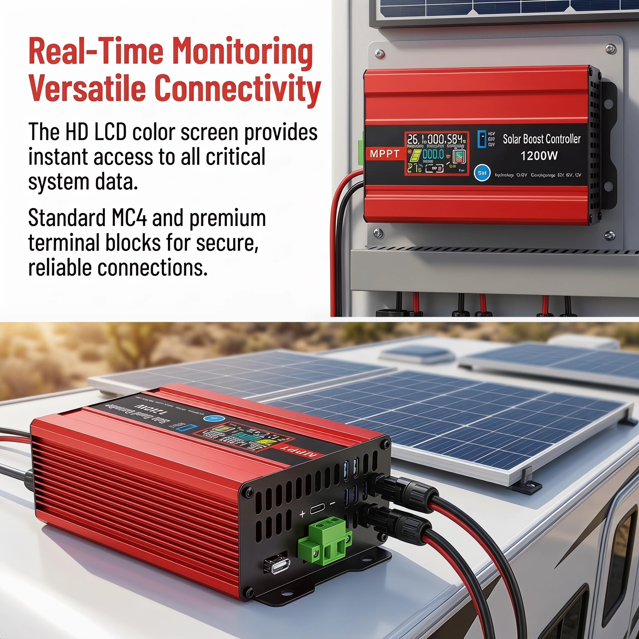 Generic packaging and manual laid out for straightforward setup and warranty